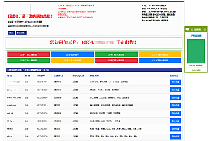 【亲测】勇帅米表系统_域名展示出售系统 PC+H5双端自适应页面
